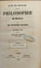 Cours de l'histoire de la philosophie moderne ( 3 tomes). M. Victor Cousin