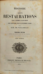 Histoire des deux restaurations ( 8tomes- complet)