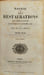 Histoire des deux restaurations ( 8tomes- complet). Ach. de Vaulabelle