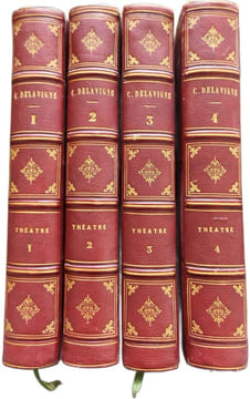 OEuvres complètes de Casimir Delavigne Théâtre ( 4 tomes- complet). Casimir Delavigne