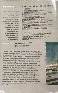 L'incendie de Moscou. Daria Olivier