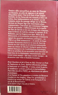 Histoire de geneve. René Guerdan
