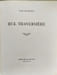 Rue Traversi&egrave;re. Yves Bonnefoy