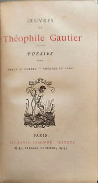 Oeuvres de théophile gautier- poésies III - émaux et camées - théatre en vers. Théophile Gautier