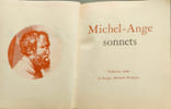 Michel-Ange sonnets. Collectif