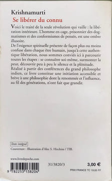Se libérer du connu. J. (Jiddu) Krishnamurti  Mary Lutyens