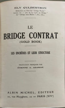 Le Bridge-Contrat. Ely Culbertson