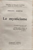 Le mysticisme. EMMANUEL AEGERTER
