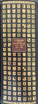 L'Ordre de la Noblesse ( 7 volumes) + armorial des principales maisons du royaume tome 1. Collectif