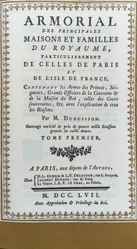 L'Ordre de la Noblesse ( 7 volumes) + armorial des principales maisons du royaume tome 1. Collectif