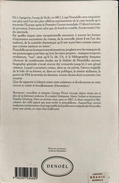 Luigi Pirandello Sicilien planétaire. Piroué Georges