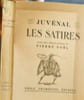 Les Satires de Juv&eacute;nal - num&eacute;rot&eacute; - illustrations de pierre no&euml;l. Juv&eacute;nal