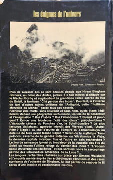 Machu Picchu Cité Perdue des Incas. SIMONE WAISBARD