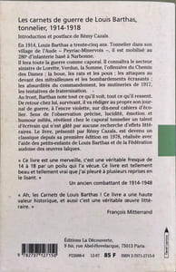 Les carnets de guerre de Louis Barthas tonnelier (1914-1918)
