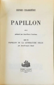 Papillon. Henri Charrière