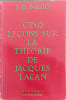5 lecons sur la theorie de jacques lacan. Nasio