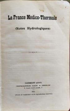 La France Médico-Thermale. Collectif