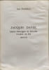 Jacques Daviel Ma&icirc;tre Chirurgien de Marseille Oculiste du Roi (1693-1762). Jean FIGARELLA