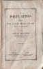 Le Po&egrave;te Attius &eacute;tude sur la trag&eacute;die latine pendant la r&eacute;publique. Gaston Boissier