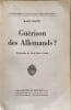 Gu&eacute;rison des Allemands. KARL BARTH