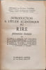 Introduction &agrave; l'&eacute;tude scientifique du rire ph&eacute;nom&egrave;ne humain. DR BERGE  J. BERLIOZ  MME DIETERLEN  MME J. FAVEZ-BOUTONIER  B. FLORNOY  M. GOUSTARD  ...