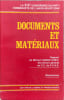 Documents et mat&eacute;riaux. Collectif