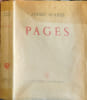 Pages. ANDR&Eacute; SUAR&Egrave;S