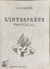 L'Interpr&egrave;te proven&ccedil;al. J.-J. Castor