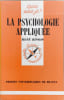 La psychologie appliqu&eacute;e. Ren&eacute; Binois