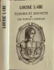 Elegies et sonnets et les poetes lyonnais. LOUISE LABE