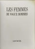 Les femmes de vogue homme. Collectif