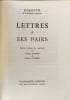 Lettres &agrave; ses pairs. Colette