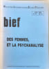Bief N&deg;18- des femmes et la psychanalyse. Collectif