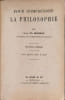 La Philosophie pour comprendre. Abb&eacute; Th. Moreux