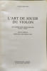 L'art de jouer du violon. Yehudi Menuhin