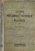 Le&ccedil;ons de m&eacute;canique-physique des fluides. A. Tenot