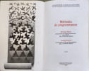 M&eacute;thodes de programmation. Bertrand Meyer  Claude Baudoin