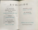 Euripide - trag&eacute;dies. Euripide