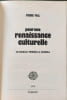 Pour une renaissance culturelle. Vial Pierre