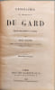 G&eacute;ographie du Gard ( 15 gravures et une carte colori&eacute;e). Paul Joanne