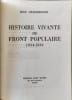 Histoire vivante du Front populaire. JEAN GRANDMOUGIN