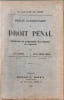 Pr&eacute;cis &eacute;l&eacute;mentaire de droit p&eacute;nal. Pierre GARRAUD  Marcel LABORDE-LACOSTE