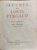Œuvres de Louis Pergaud - num&eacute;rot&eacute;. Louis Pergaud