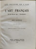 L'Art Fran&ccedil;ais - fin du moyen-&acirc;ge - renaissance. Ren&eacute; Schneider