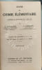 Cours de chimie &eacute;l&eacute;mentaire - 11e &eacute;dition (167 figures 60 exercices 12 lectures). C. Matignon  J. Lamirand