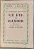 Le fil du rasoir. W. Somerset Maugham