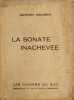 La sonate inachev&eacute;e num&eacute;rot&eacute; 117/400. Gaston Mouren