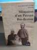 Memoires d'un paysan bas-breton. Deguignet Jean Marie