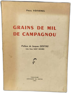 Grains de mil de Campagnou dédicacé par l'auteur