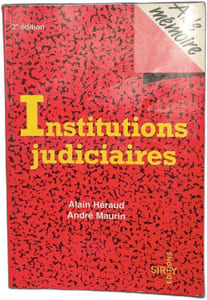 Institutions judiciaires 2ème édition